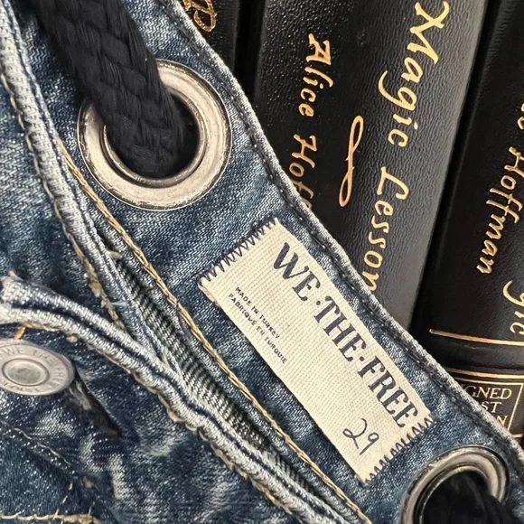 We The Free Vintage Wash Barrel Boyfriend Jeans - Picture 2 of 6